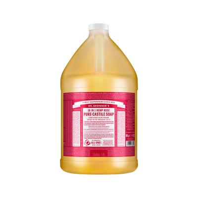 Dr. Bronner's Pure-Castile Soap Liquid (Hemp 18-in-1) Rose 3.78L